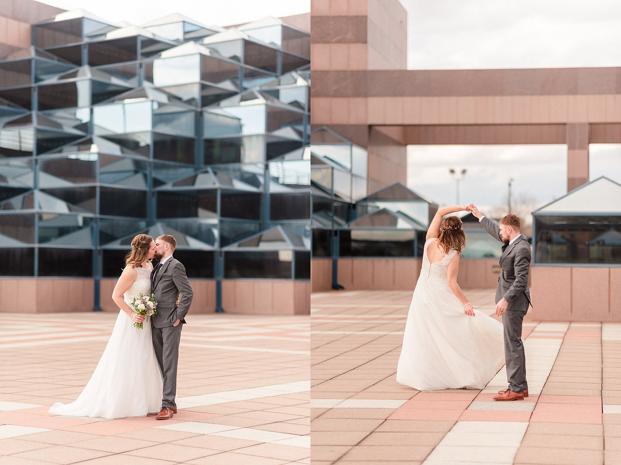 Pella Iowa Wedding Photos at the Molengracht