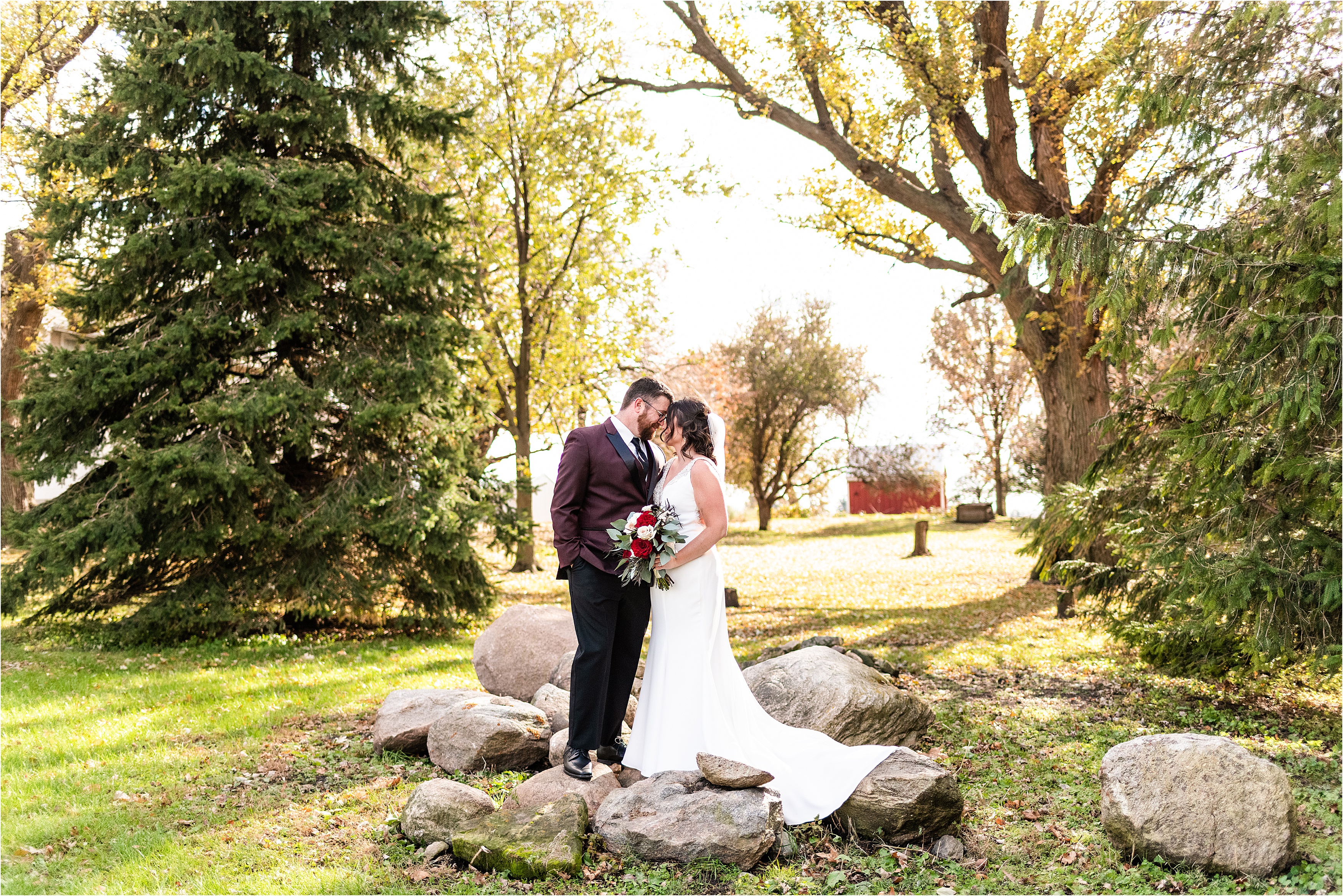 Nick Alie Three Sisters Barn Dallas Center Wedding