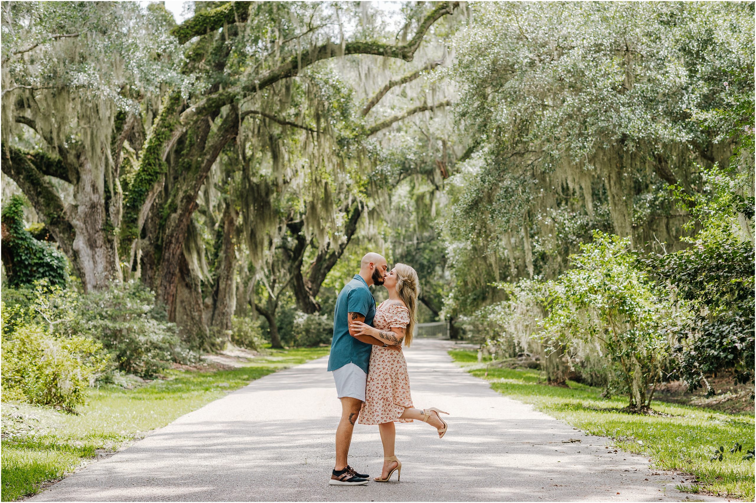 Magnolia Plantation in Charleston SC Engagement Photos